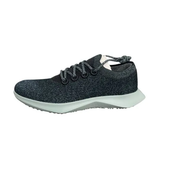 NIB! Allbirds Mens Sustainable Wool Dasher 2 Mizzle in Natural Black - Size 13.5