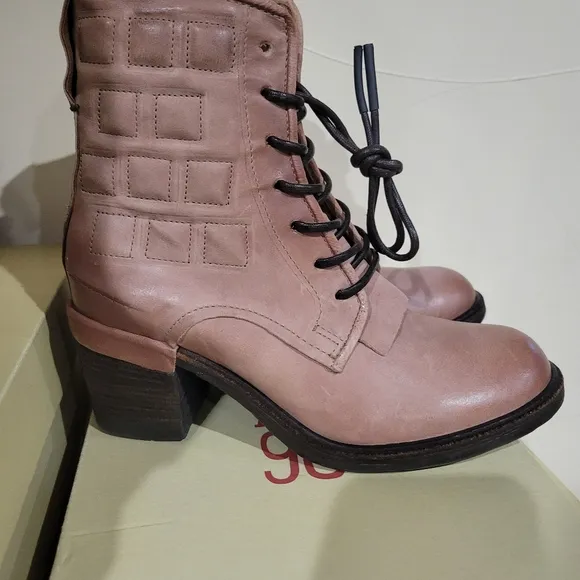 NIB A.S.98 JALEN Women's Pink Ankle Boots 38