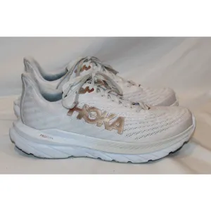 NIB Hoka One One Men's Bondi‎ 8 Running Shoes WBLC WHITE GOLD