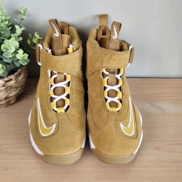 Nike 6.5 Air Griffey Max 1 High Top Wheat Suede Athletic Sneakers Shoes Womens 8
