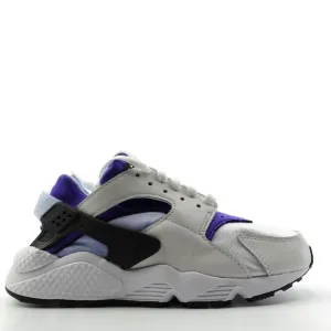 Nike Air Huarache White Aluminum Black Sneakers DH4439 100 Womens Size 7