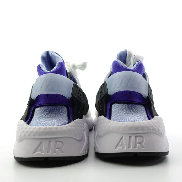 Nike Air Huarache White Aluminum Black Sneakers DH4439 100 Womens Size 7
