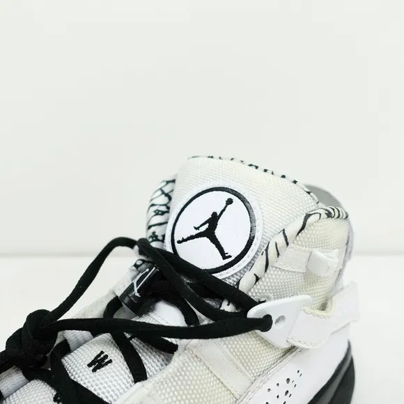 Nike Air Jordan 6 Rings GS White Black Gold DJ6163-107 6Y Women's 7.5
