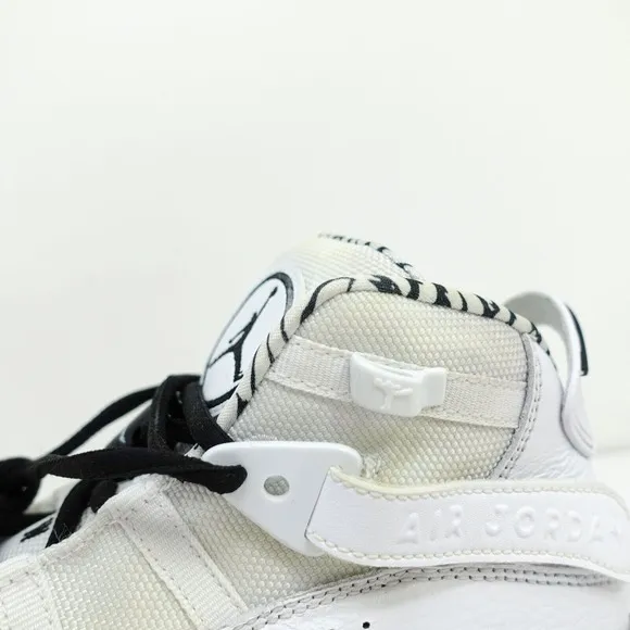 Nike Air Jordan 6 Rings GS White Black Gold DJ6163-107 6Y Women's 7.5