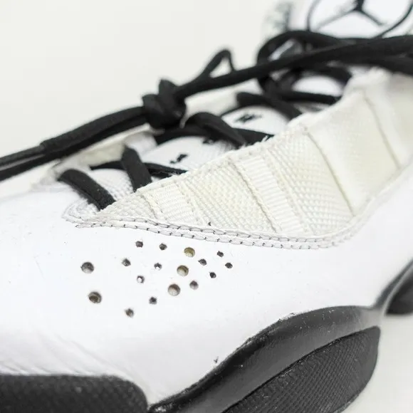 Nike Air Jordan 6 Rings GS White Black Gold DJ6163-107 6Y Women's 7.5