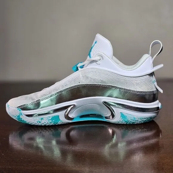 Nike Air Jordan XXXVI 36 Low PF Guo Ailun Women's 10 Silver Jade DM9032-130 Shoe
