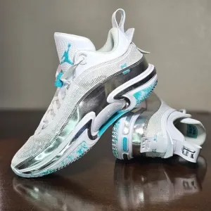 Nike Air Jordan XXXVI 36 Low PF Guo Ailun Women's 10 Silver Jade DM9032-130 Shoe