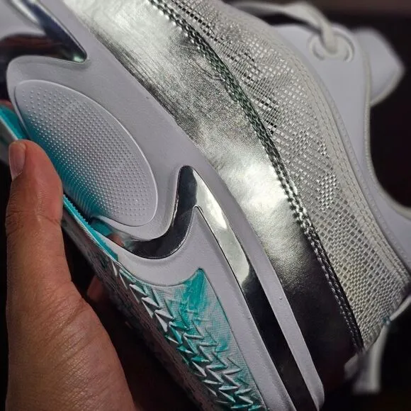 Nike Air Jordan XXXVI 36 Low PF Guo Ailun Women's 10 Silver Jade DM9032-130 Shoe