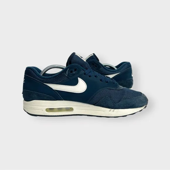 Nike Air Max 1 Armory Navy Shoes, AH8145-401, 2018 Size 12, AM1 Mesh Suede Clean