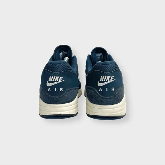 Nike Air Max 1 Armory Navy Shoes, AH8145-401, 2018 Size 12, AM1 Mesh Suede Clean