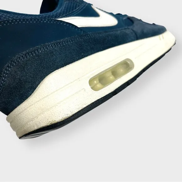 Nike Air Max 1 Armory Navy Shoes, AH8145-401, 2018 Size 12, AM1 Mesh Suede Clean