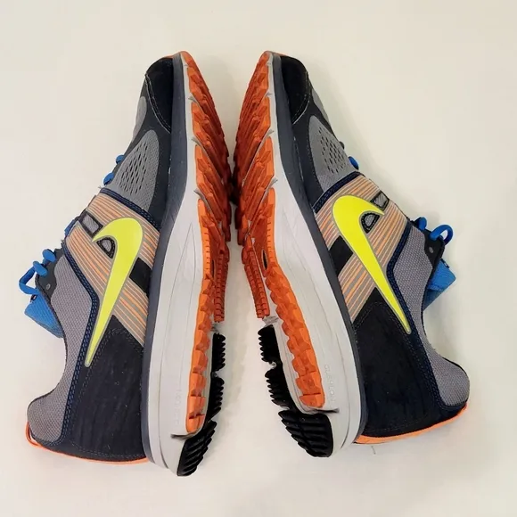 Nike Air Pegasus  29 Trail Hiking Running Shoes Men's Sz 10 Gray Orange Blue EUC