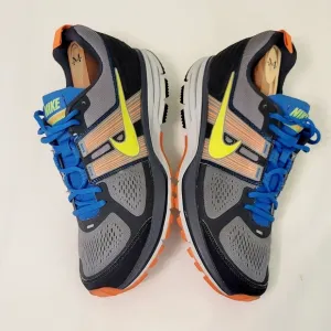 Nike Air Pegasus  29 Trail Hiking Running Shoes Men's Sz 10 Gray Orange Blue EUC
