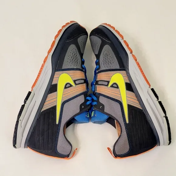 Nike Air Pegasus  29 Trail Hiking Running Shoes Men's Sz 10 Gray Orange Blue EUC