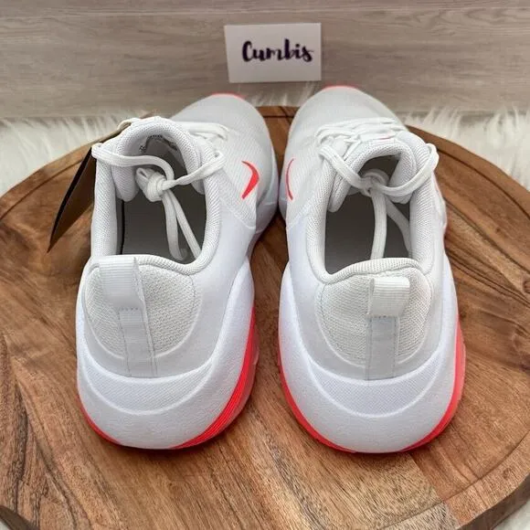 Nike Air Zoom Bella 7 Wmns Size 11 Workout Shoes White Bright Crimson FZ1689-101
