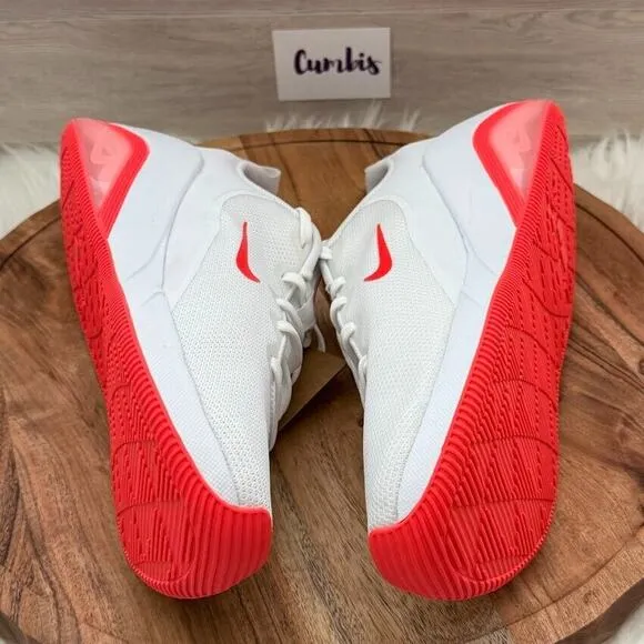 Nike Air Zoom Bella 7 Wmns Size 11 Workout Shoes White Bright Crimson FZ1689-101