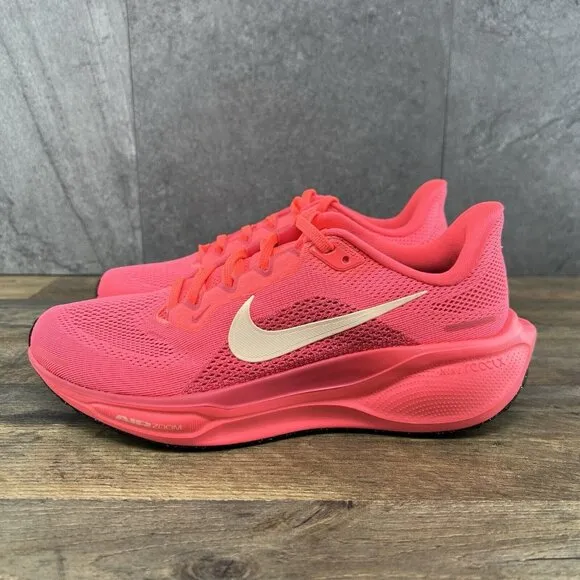 Nike Air Zoom Pegasus 41 Sz 6.5 Womens Hot Punch Crimson Tint Pink Running Shoes