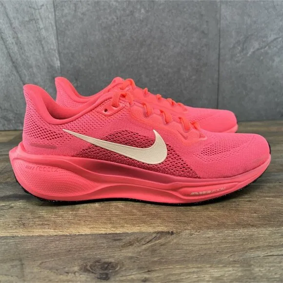 Nike Air Zoom Pegasus 41 Sz 6.5 Womens Hot Punch Crimson Tint Pink Running Shoes