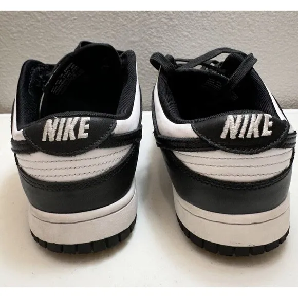 Nike Dunk Low Panda Sneakers Mens Size 8.5 Basketball Shoes Sporty