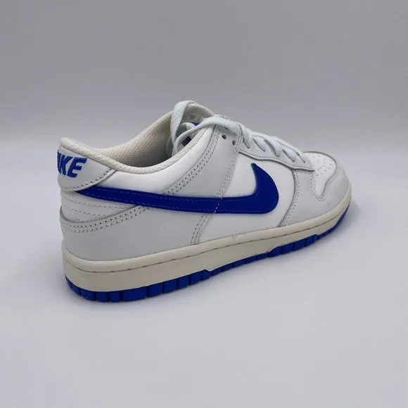 Nike Dunk Low White / Royal Blue Womens Shoes