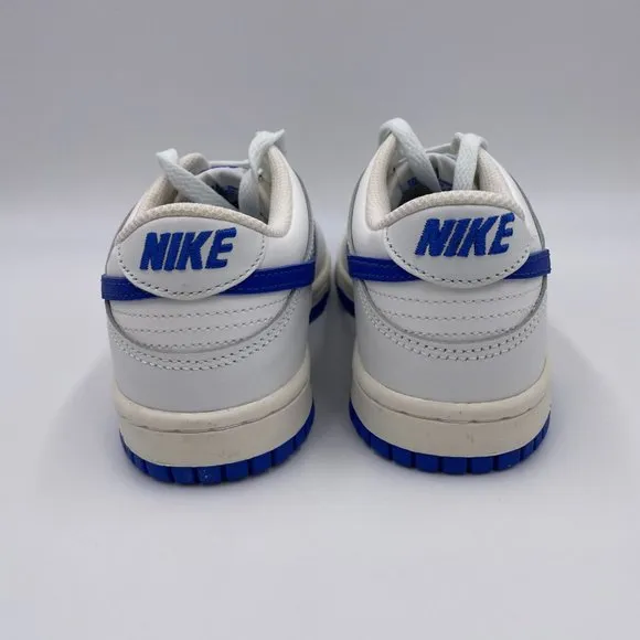 Nike Dunk Low White / Royal Blue Womens Shoes