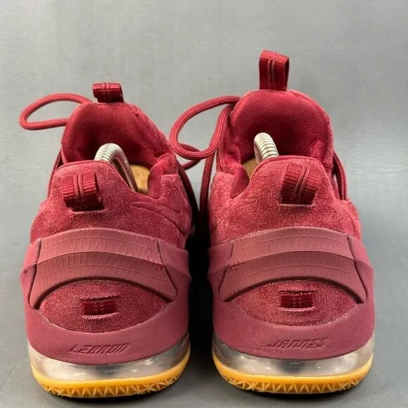 Nike LeBron 13 Low Premium 'Team Red Gum' sneaker shoes men’s size 9.5