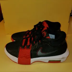 Nike  Lebron Witness 8 Faze Clan Bred Red Black Sneakers Size 7 Men 8 5 Womens