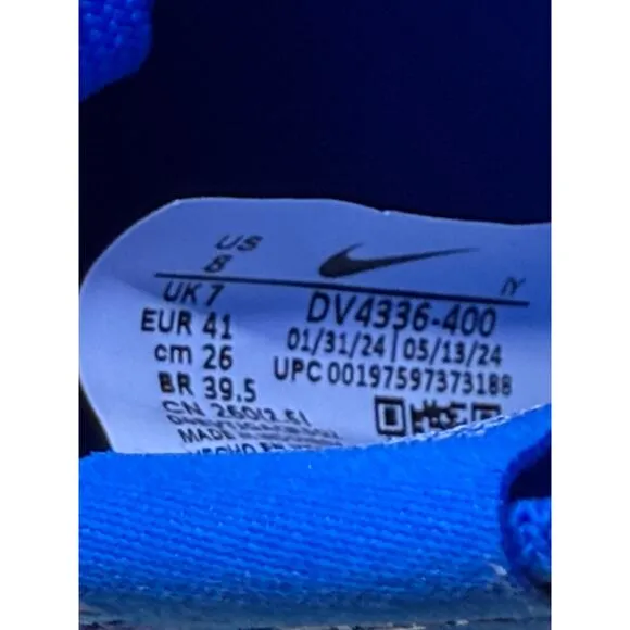 Nike Legend 10 Pro TF Soar Blue White Shoes (DV4336 400) Men's Size 8