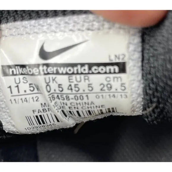 Nike Men's Air Range Grey Mesh Golf Shoes Size 11.5W (533093-001)