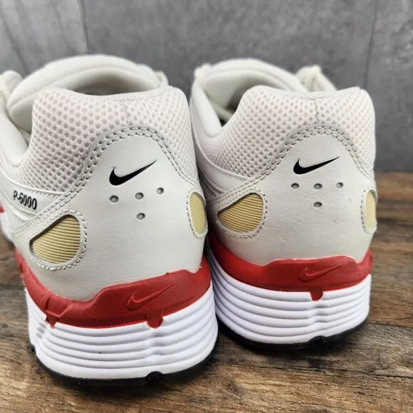 Nike P-6000 Sz 12 Mens Phantom Dragon Red White Black Casual Shoes Sneakers