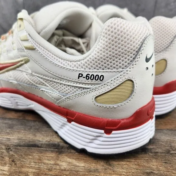 Nike P-6000 Sz 12 Mens Phantom Dragon Red White Black Casual Shoes Sneakers