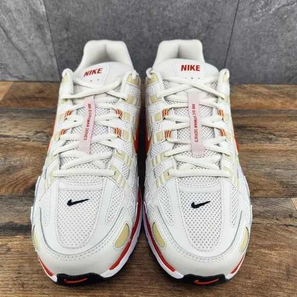 Nike P-6000 Sz 12 Mens Phantom Dragon Red White Black Casual Shoes Sneakers