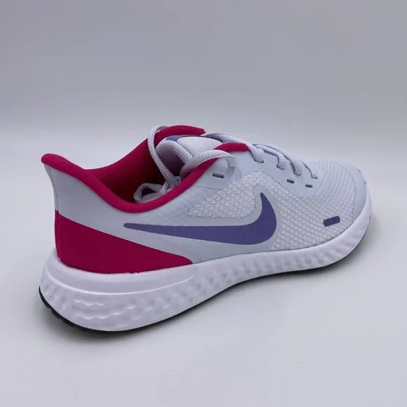 Nike Revolution 5 White / Purple Womens Shoes