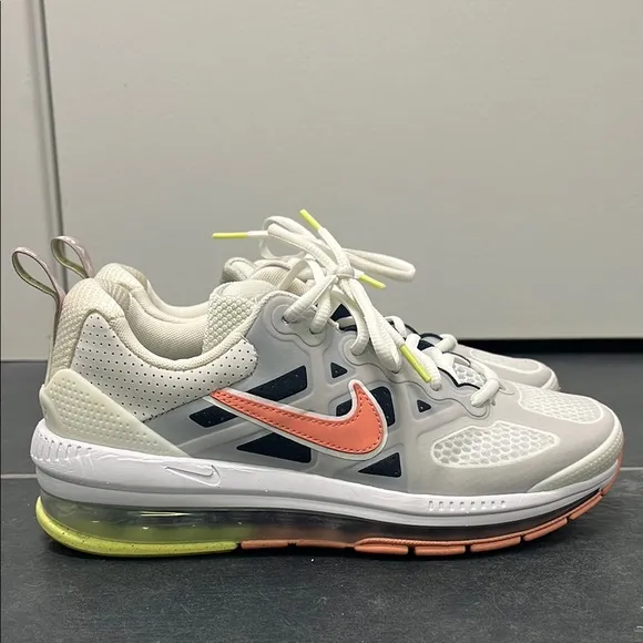 Nike Women's air Max Genome Summit White/Crimson Bliss  sneakers size 8.5