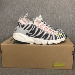 Nike X Olivia Kim Air Footscape No Cover Zebra Print Shoes