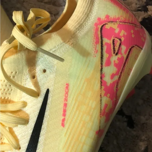 Nike Yellow and Pink Modern Soccer Boots