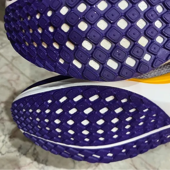Nike zoom pegasus 41 LSU collegiate running shoe fz5126-500 purple gold