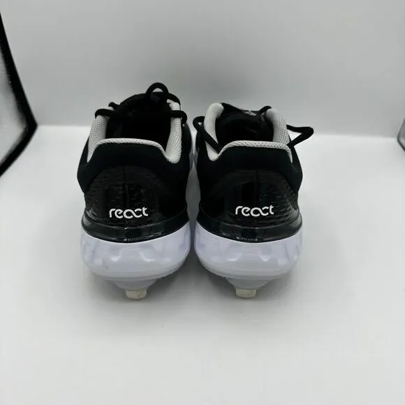 Nike Alpha Huarache Elite 4 Baseball Metal Cleats Black Men’s 8 DJ6521-011 NEW
