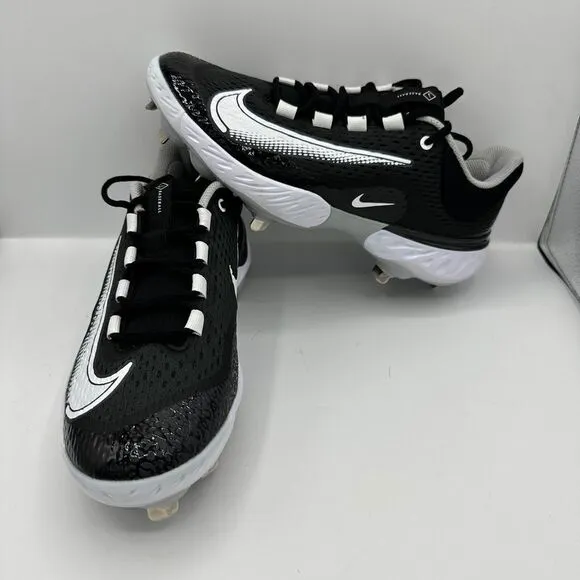 Nike Alpha Huarache Elite 4 Baseball Metal Cleats Black Men’s 8 DJ6521-011 NEW