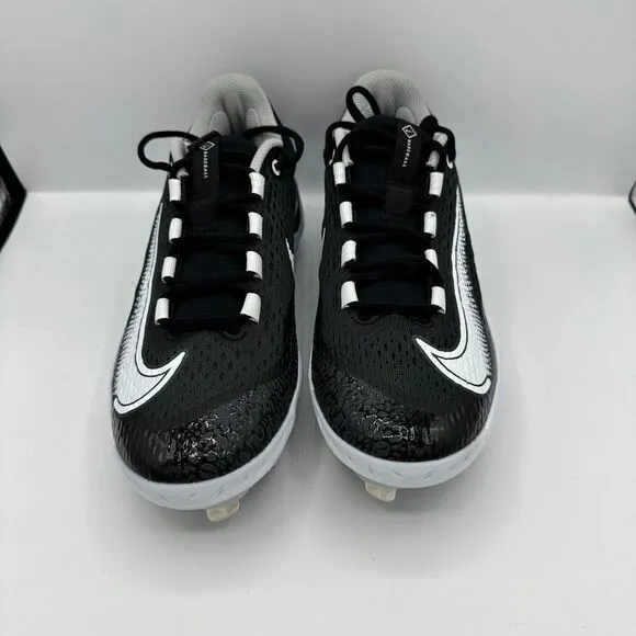 Nike Alpha Huarache Elite 4 Baseball Metal Cleats Black Men’s 8 DJ6521-011 NEW