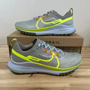 Nike React Pegasus Trail 4 Running hiking shoes Mens 10 Light Iron Ore Volt