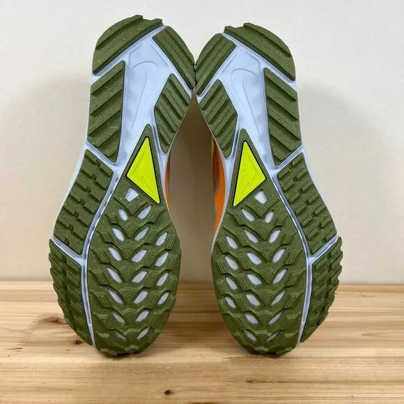 Nike React Pegasus Trail 4 Running hiking shoes Mens 10 Light Iron Ore Volt