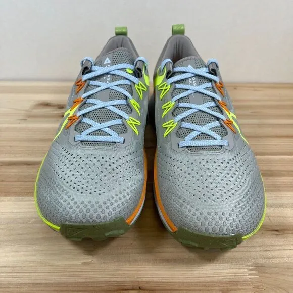 Nike React Pegasus Trail 4 Running hiking shoes Mens 10 Light Iron Ore Volt