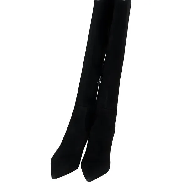 Nine West Women's Pointed Toe Knee High Leather Boots - Size 10 M