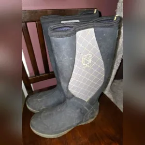 Noble Outfitters Men's MUDS High Black Rubber Boots SIZE 10 NO BOX