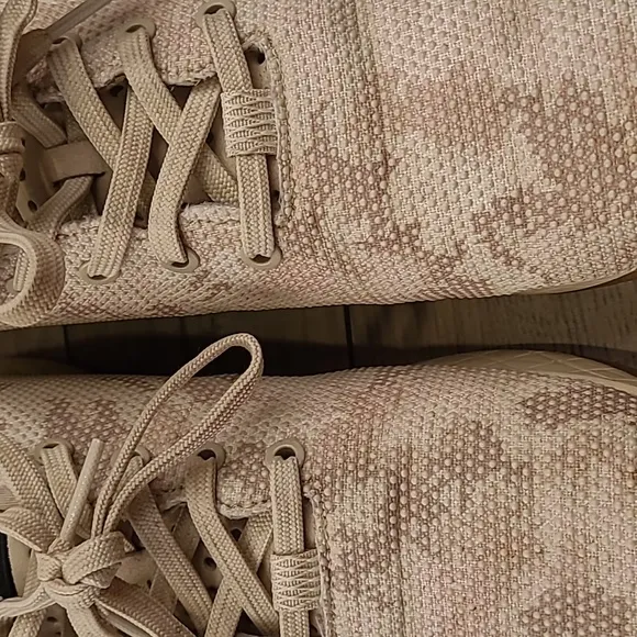 NOBULL Cream Tan Camo Gum Trainer Sz 12.5 Mens‎ Crossfit Work Out Shoes Sneakers