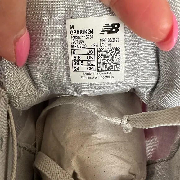 NWB New Balance® Fresh Foam Arishi V4 Kids' Running Shoes, Aluminum Lilac, size6
