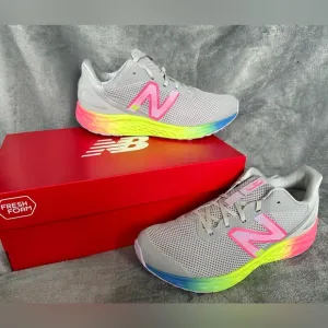 NWB New Balance® Fresh Foam Arishi V4 Kids' Running Shoes, Aluminum Lilac, size6