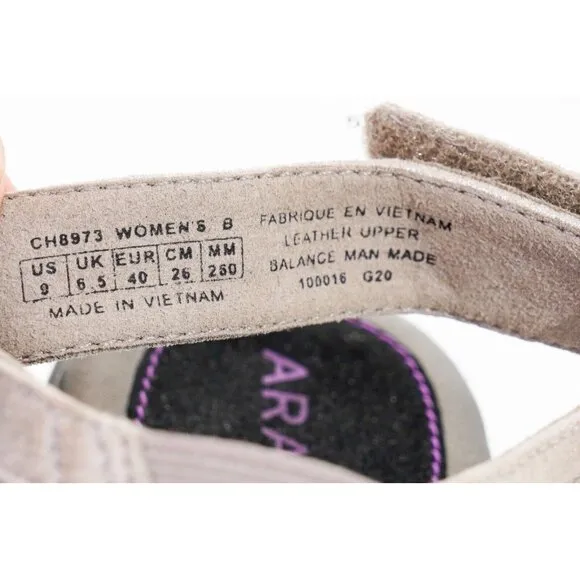 NWOB Aravon Medici Peep Sandals Women's Sz 9 Shoes