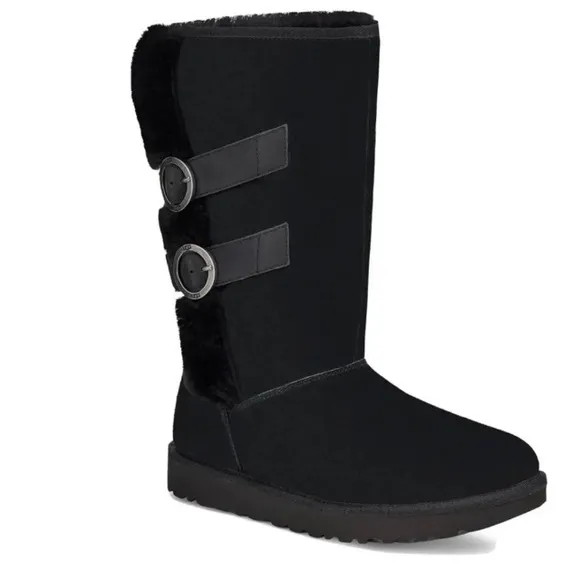 NWOB UGG Aletheia Leather Boot in Black Sz 6